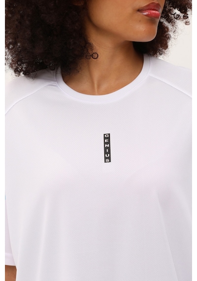 Genius Store Genıus Store Kadın Spor Tişört Baskılı Fitness, Antrenman Fit Be
