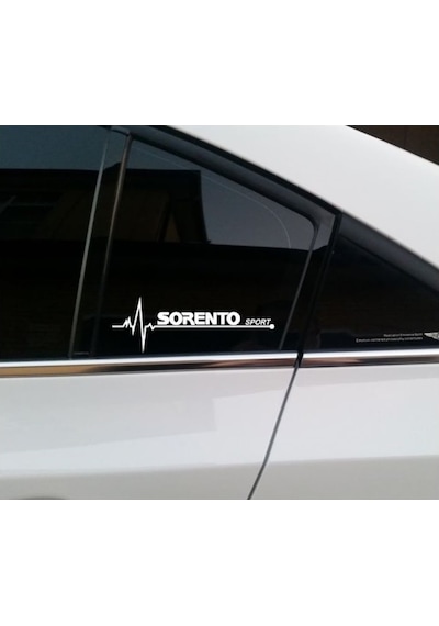 Kia Sorento Yan Cam Sticker Oto Kapı Çıkartma 20Cmx7Cm