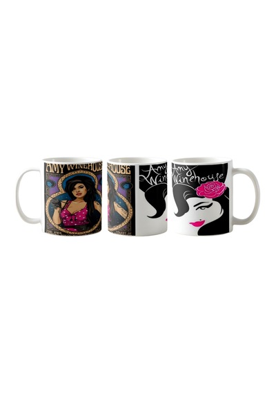 Amy Winehouse Kupa Bardak Tek Adet K002 Çok Renkli