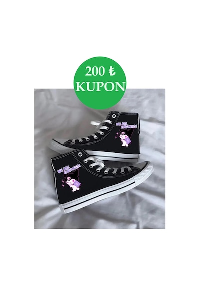 Günlük Keten We Are Kuromıes Kuromi Baskılı Siyah Uzun Convers Sneaker Canvas Spor Ayakkabı We Are Kuromıes Günlük Keten We Are Kuromıes Kuromi Baskılı Siyah Uzun Convers Sneaker Canvas Spor Ayakkabı We Are Kuromıes