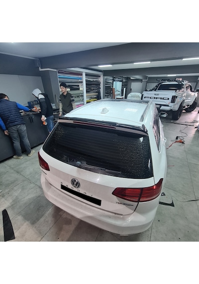 Vw Passat B8 Variant Spoyler, Passatb8 Wagon Spoiler Parlak Siyah, Abs Plastik Piano Black Boyalı