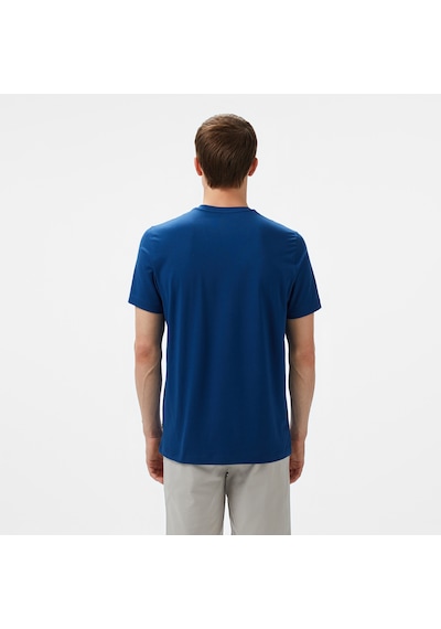 Nautica Erkek Mavi Regular Fit T-shirt Düz V55013t Mavi