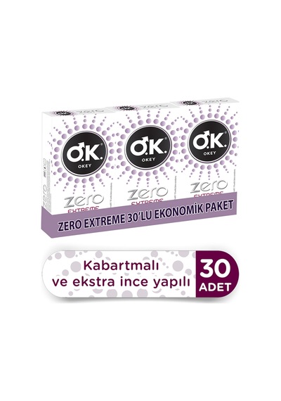 Zero Extreme 30'lu Prezervatif