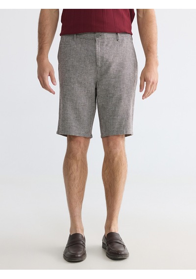 Lcwaıkıkı Classic Kahverengi Regular Fit Keten Karışmlı Erkek Şort