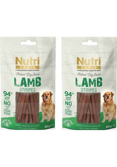 Nutri Canin Kuzu Etli Fileto Tahılsız Köpek Ödülü 80 G X 2 Adet