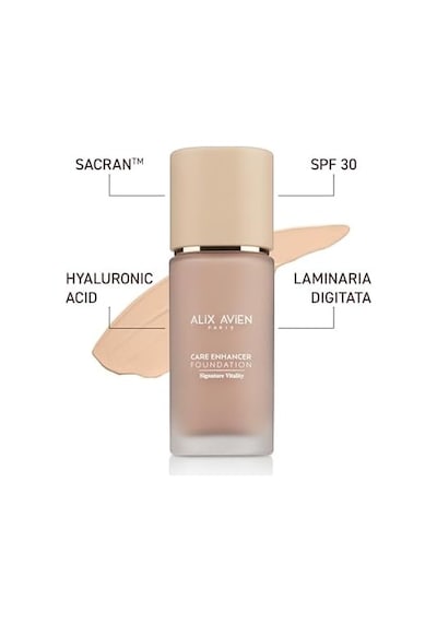 Alix Avien Kırışıklık Karşıtı Nemlendirici Spf30 Parlak Bitişli Fondöten Care Enhancer 805 Ivory