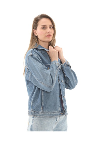 B0a67jqbq81-r Timberland Archive Denim Jacket Kadın Ceket Mavi B0a67jqbq81-r Mavi