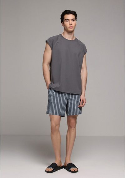 Colin's Colins Boxy Fit Erkek Antrasit Atlet Cl1081312 Q1.v1 Ant