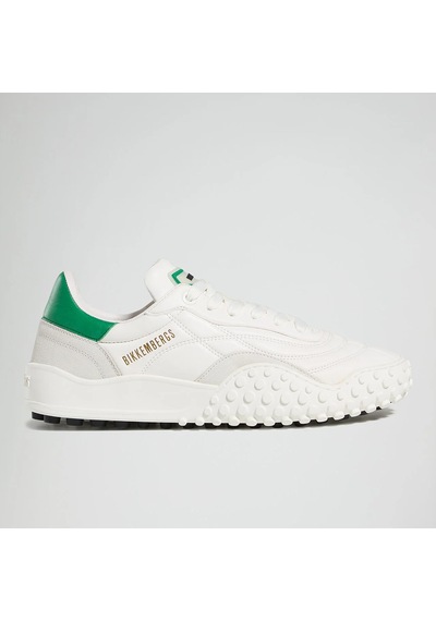 Sneaker Günlük Erkek 27116/cp B Bkku Bikkembergs 64039996 Nappa White/nappa Green Nappa White/nappa Green