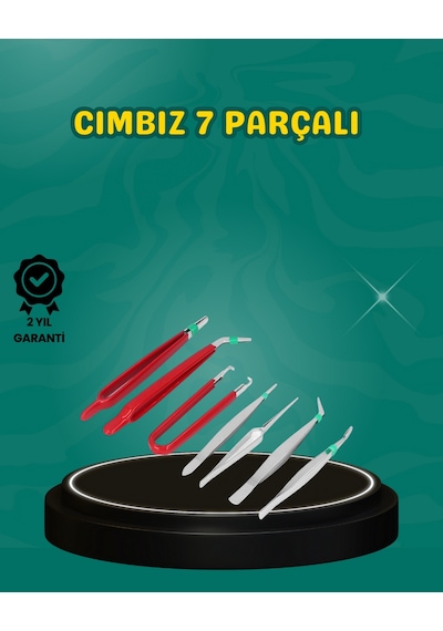 Antistatik - 471 - 7 Li Hassas Cımbız Takımı Manyetik - Dpmıx-hb - Olmayan Uçlu