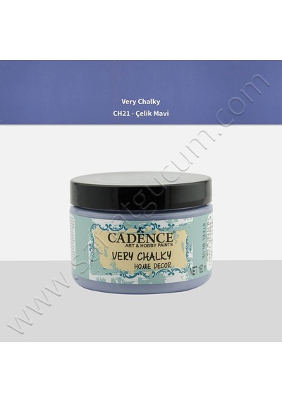 Cadence Very Chalky Mobilya Boyası 150 Ml. Ch21 Çelik Mavi
