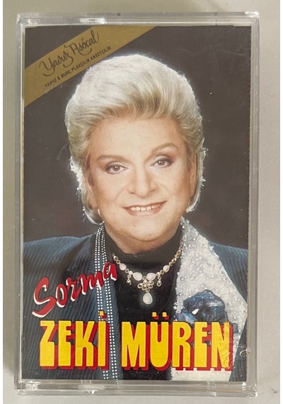 Zeki Müren Sorma Kaset Orjinal Dönem Baskı
