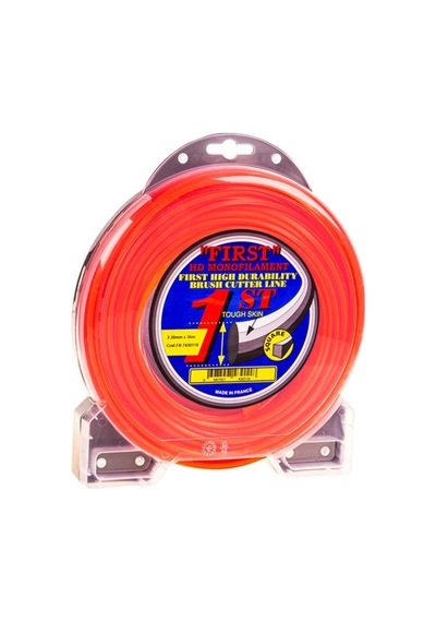 Motorlu Tırpan Misina 3.3Mm 36M Turuncu 4 Köşe Fırst