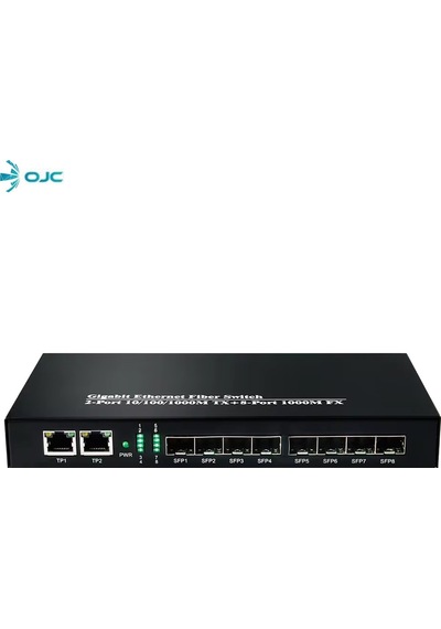 Ods 8-sfp 2-uplink Gigabit Yönetilemez Omurga Switch 08ods-8s2p