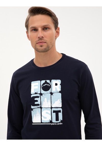 Pierre Cardin Erkek Lacivert Pijama Takım 50322655-200 Lacivert