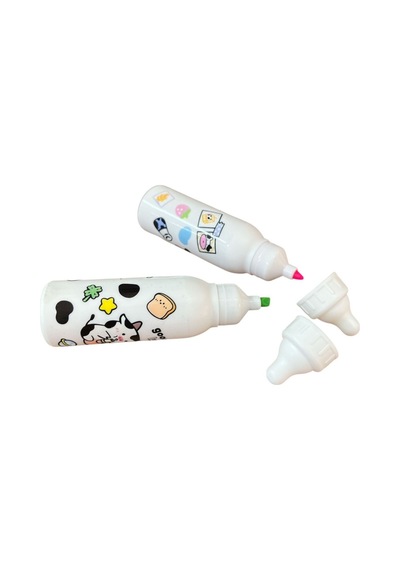 Unicus Milk Biberon Fosforlu Kalem 6 Renk Md-199-2 Çok Renkli