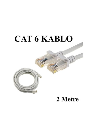 Inca Icat6 02tg 2mt Cat6 Utp Patch Kablo Gri