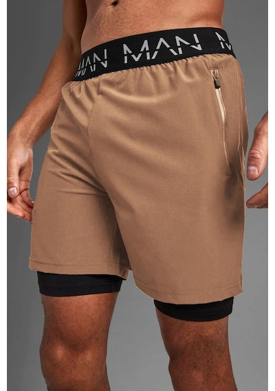 Nature The Brand Unisex Şort,astarlı Şort,gym Şort, Fitness Şort,gizli Cepli Şort, Fitness Taytlı Şort Antrasit