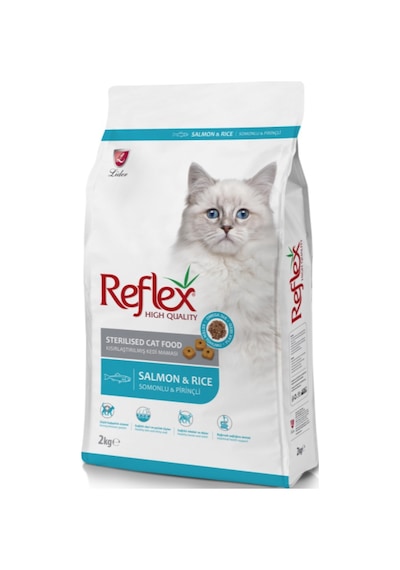 Reflex Sterilised Somonlu Pirinçli Yetişkin Kedi Maması 2 x 2 KG