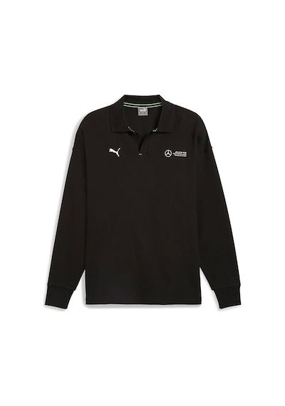 Puma Mapf1 Longsleeve Polo Erkek Günlük Uzun Kollu Polo Tişört 62733901 Siyah 62733901 Siyah