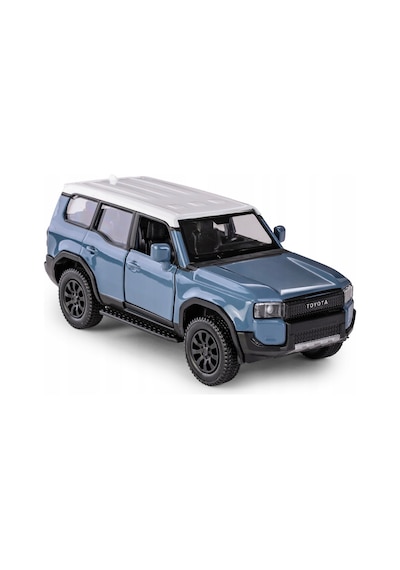Uzak Doğu Serisi Toyota Land Cruiser 250 Prado Mavi Açılır Kapılar Diecast Metal Model Araba 11 Cm 1:32
