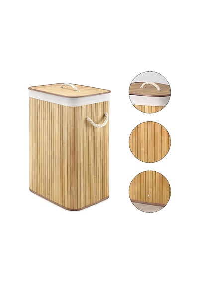 Jouis Çamaşır Sepeti Doğal Bambu Katlanabilir Kirlilik, Yıkanabilir Çıkarılabilir Astar Torbalı, Sele Görünümlü Şık Ve Dayanıklı Çamaşır Sepeti, Kapaklı Ve Ergonomik Tasarım Çok Renkli Jouis Çamaşır Sepeti Doğal Bambu Katlanabilir Kirlilik, Yıkanabilir Çıkarılabilir Astar Torbalı, Sele Görünümlü Şık Ve Dayanıklı Çamaşır Sepeti, Kapaklı Ve Ergonomik Tasarım Çok Renkli