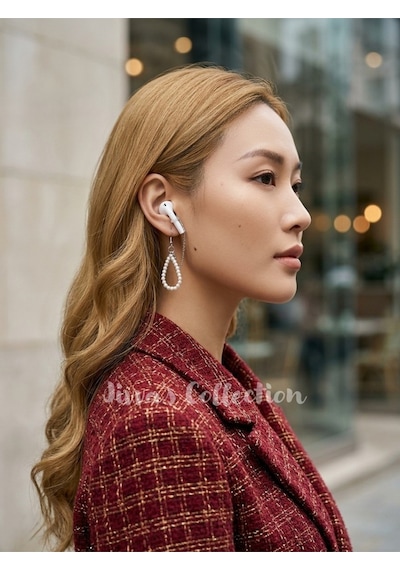 Küpe&kulaklık Tutucu Bir Arada. Çıkarılabilir Kulak Tutucu. Bluetooth Kulaklık Kayıp Önleyici. Gümüş