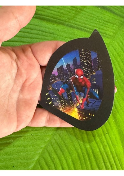 10x6 Cm 3 Boyutlu Değişen Spider Man Arma Dikiş Aksesuarı