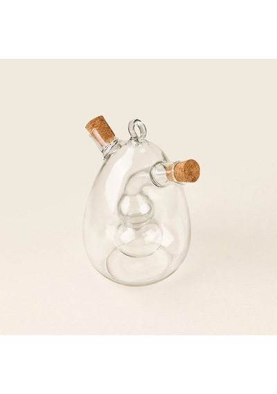Duo Pear Yağlık Sirkelik - Şeffaf / Açık Kahverengi Çok Renkli