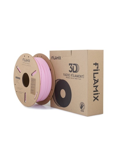 Filamix Pla Mat Pembe 1.75mm 1kg - Gerçek Mat Pembe Profesyonel 3d Yazıcı Filamenti