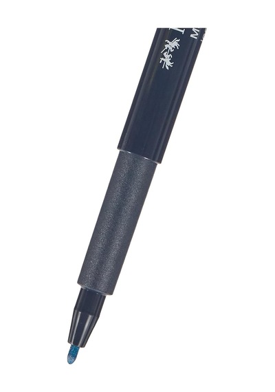 Faber-castell Metalik Markör Buz Mavisi, 10'lu Çok Renkli