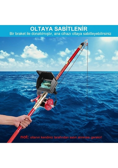 25 Metre Sualtı Balık Tutma Kamerası