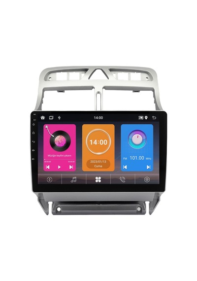 Peugeot 307 Android Multimedya Sistemi 2001-2008 Crv-4424xaa