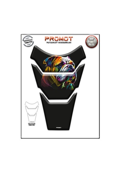 Motosıklet Kaplama Tank Pad Her Motora Uyumlu 376