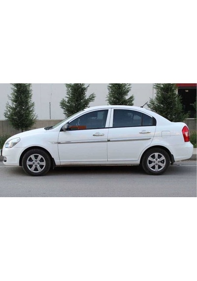 Hyundai Accent Era Uyumlu Kapı Kolu 4 Parça 2005-2011 Paslanmaz Korm