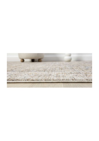Mariesse Home Vintage Eskitme Desenli Makine Dokuma Salon Oturma Odası Halısı 10202 Bej