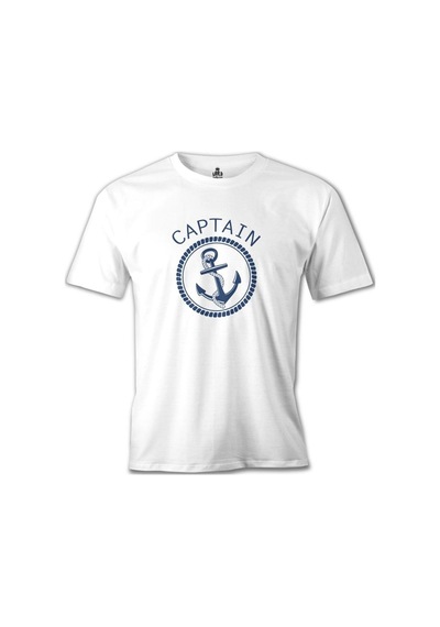 Captain Daddy - Archor Beyaz Erkek Tshirt