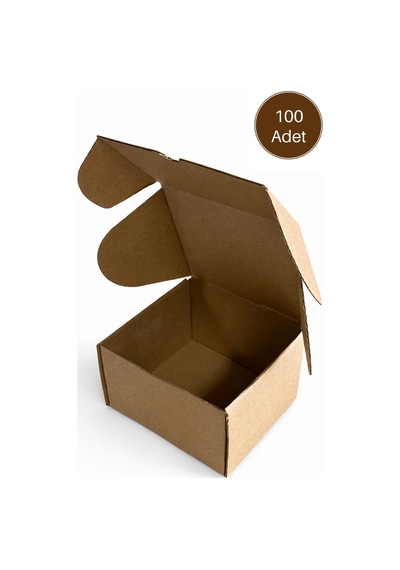 14x12x8 Cm E Dalga E-ticaret Karton Kutu , Kargo Kutusu 100 Adet 100 Adet