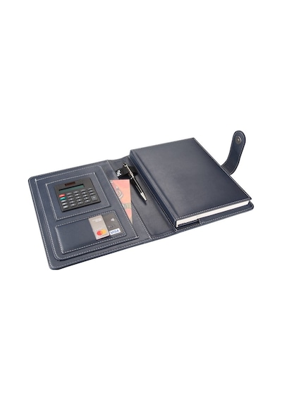 Organizer Ajanda Tarihsiz Kareli 20x26 CM - Lacivert
