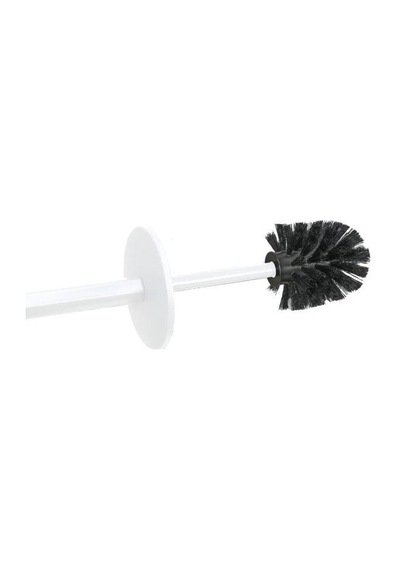 Omnipazar Elf-n522 Nostalji 4'lü Çöp Kovalı Wc Fırçalı Banyo Seti Beyaz Beyaz
