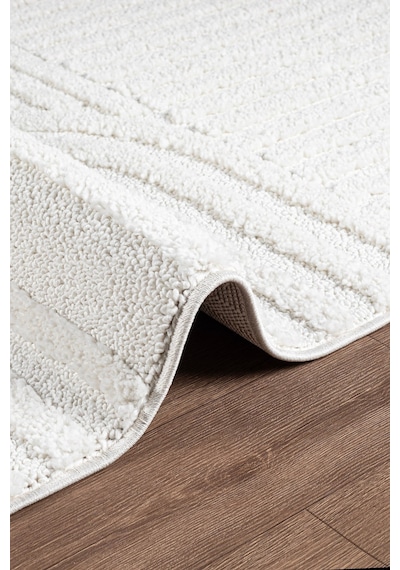 Norway Vl Bukleli Premium Yumuşak Peluş Post Iskandinav Oturma Odası Salon Halısı 70621-krem