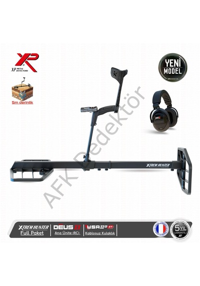 Xp Xtrem Hunter Dedektör Kulaklıklı Paket - Xp Deus 2 Rc Ve Wsa2xl St Kulaklık