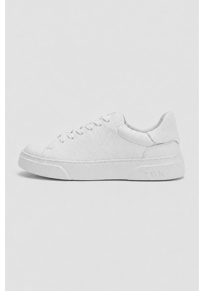 Twn Beyaz Kalın Beyaz Tabanlı Bağcıklı Sneaker Ayakkabi 6ec092ort900m Çok Renkli