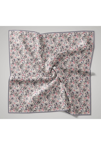 Silk Home Twill İpek Eşarp 11477-19 Ekru, Gümüş, Pembe, Çelik Mavi, Su Yeşili