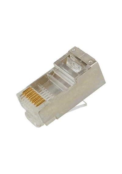 Powermaster Pm 2334 Metal Rj45 Cat5 Metal Uç 8P/8C Shıeld 100 Lü