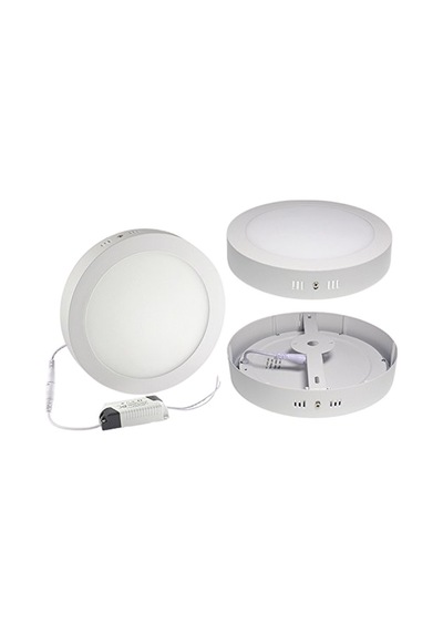 SIVA ÜSTÜ YUVARLAK LED PANEL 24 WATT BEYAZ