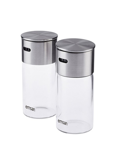 Emsan Modern Baharatlık Seti 120 Ml Şeffaf