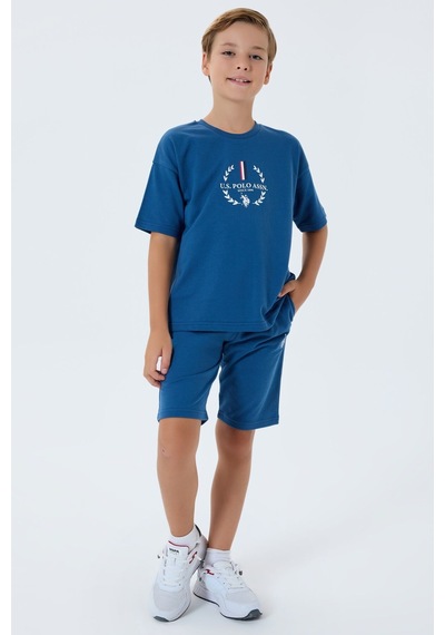 U.s. Polo Assn. Erkek Çocuk Lacivert Bermuda Takım Us2408-c-v2 Lacivert