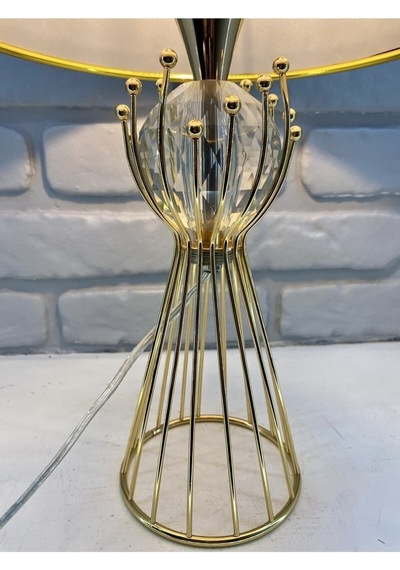 Gold Kaplama Tel Toplu Konik Taşlı Metal Ayaklı Kumaş Gold Şeritl Gold