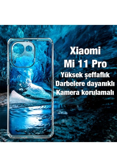 Ally Xiaomi Mi 11 Pro Kilif Kamera Korumali Ultra Ince Seffaf Si 552109637